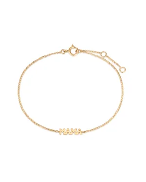 14k Mama Bracelet