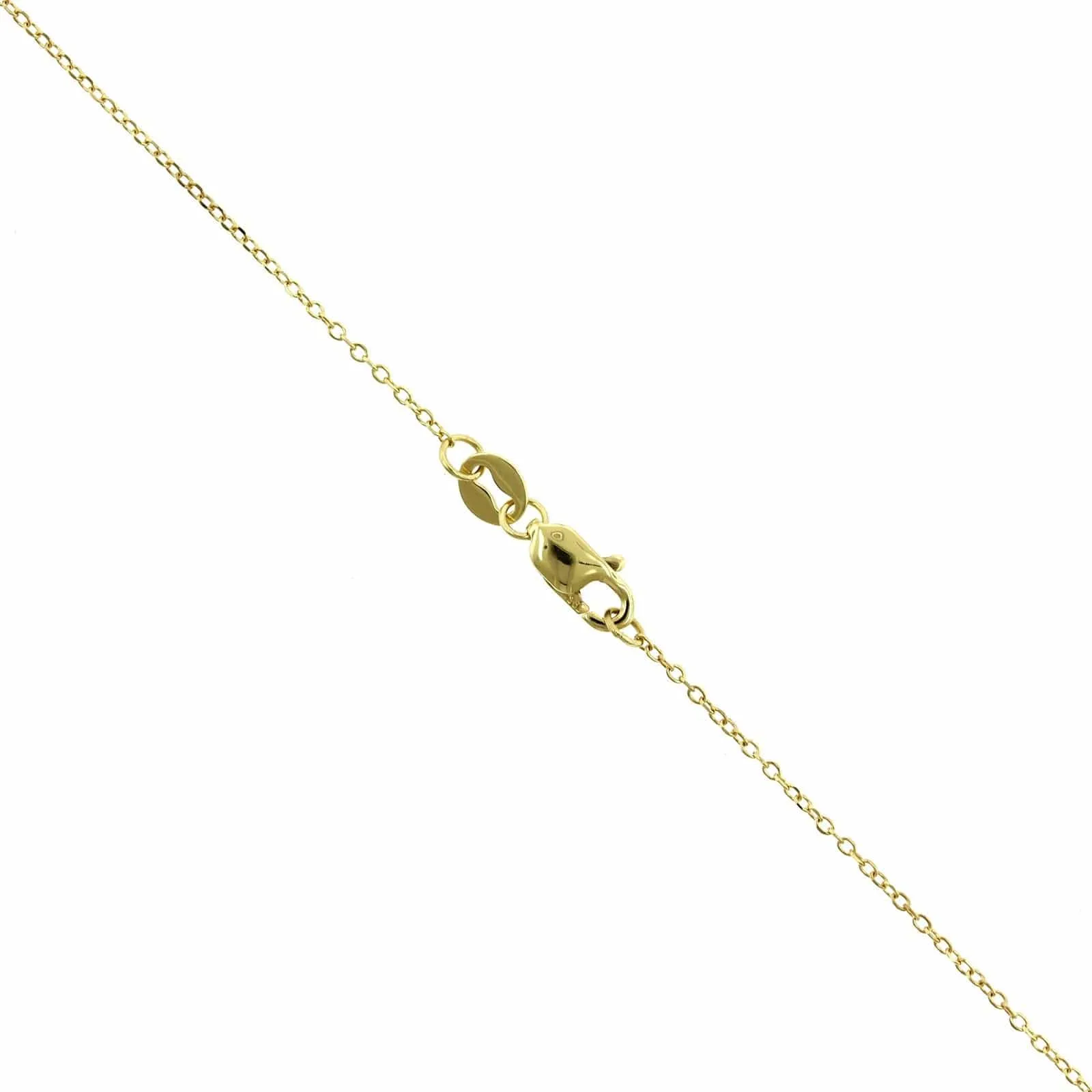 14K Yellow Gold Round Citrine Diamond Halo Necklace
