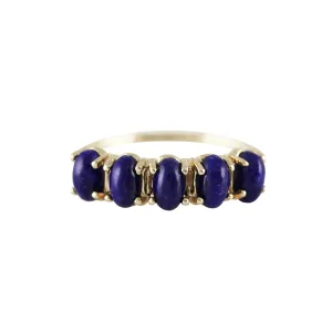5 OVAL LAPIS LAZULI RING