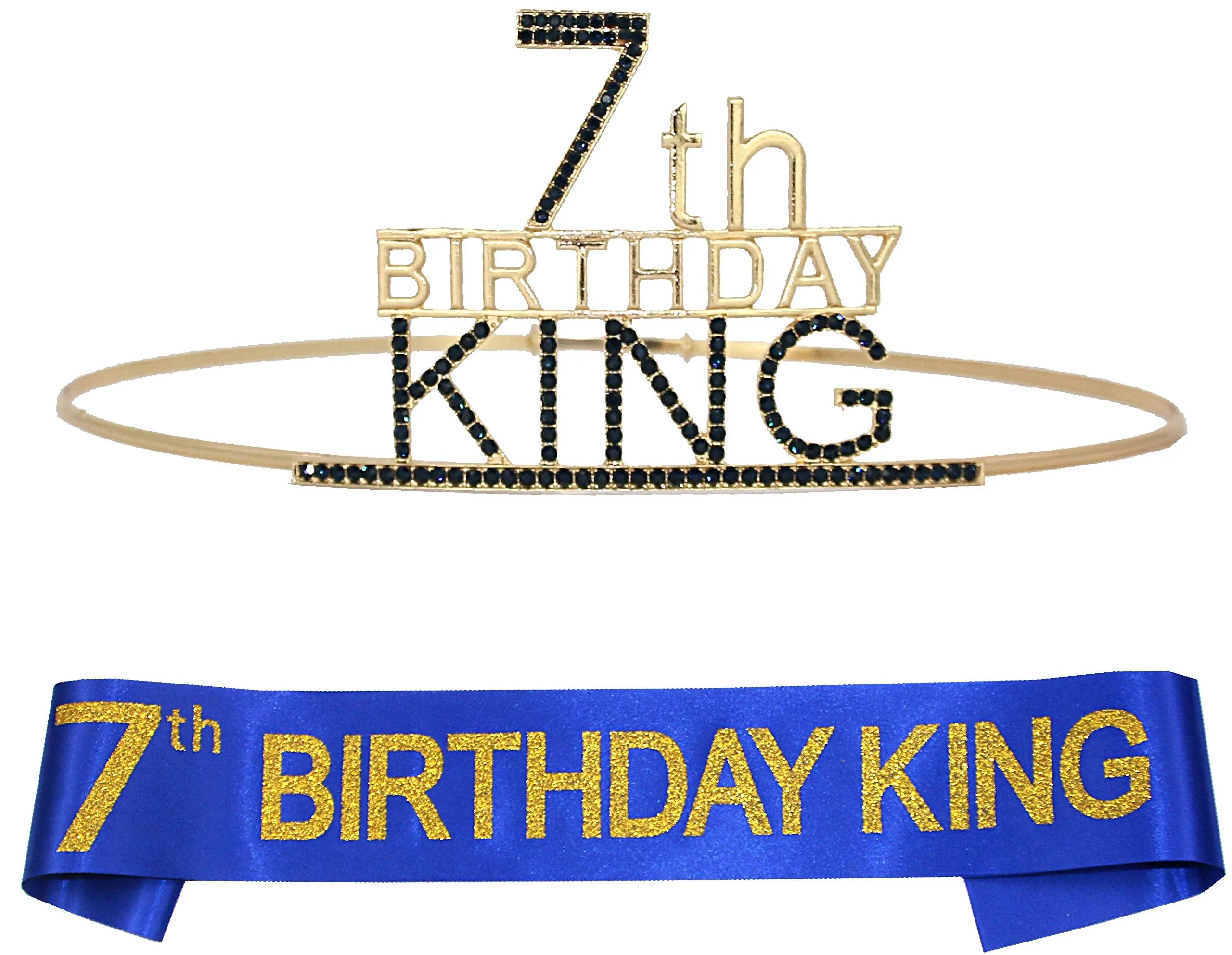 7th Birthday Crown for Boy, 7th Birthday Gift, 7 Birthday Decorations, 7th Birthday Gifts