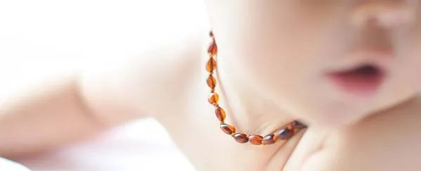 Amber Necklace for Babies 32cm