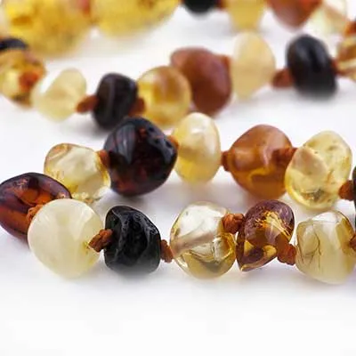 Amber Necklace for Babies 32cm
