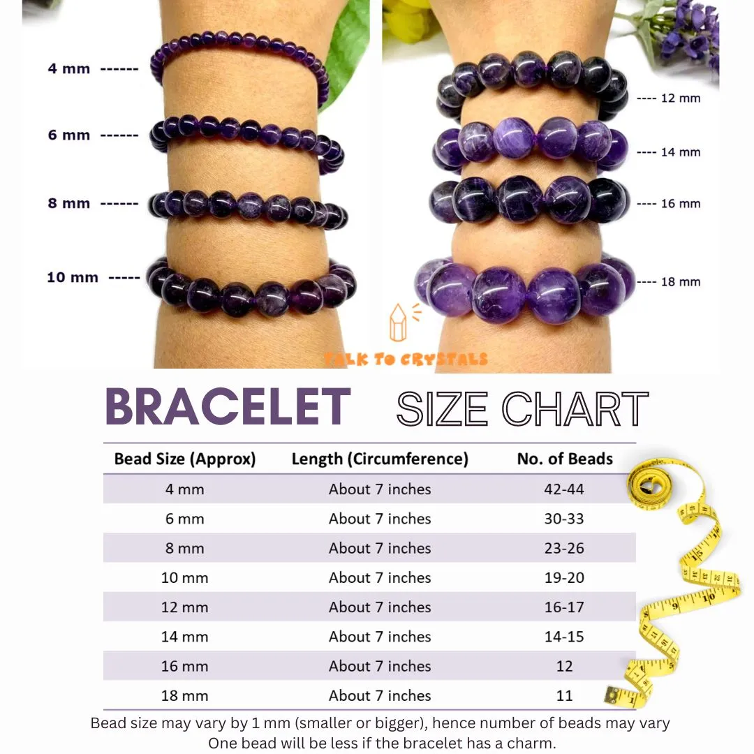 Amber Round Bead Bracelet (Joy and Good Health)