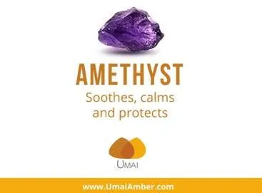 Amethyst and Cognac Bracelet for Natural Pain Relief - Certified Amber, 7 Inches Long