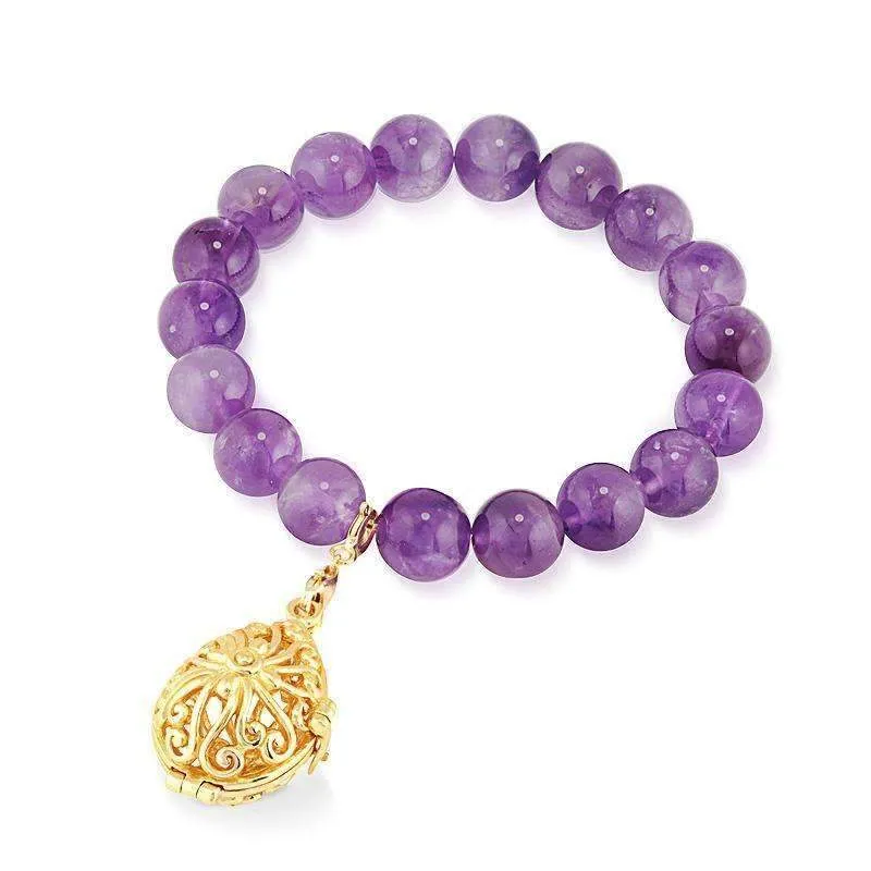 Bead Perfumed Bracelet - Tranquility Gold