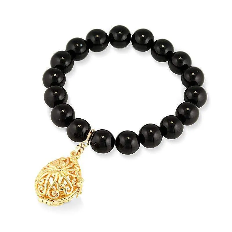 Bead Perfumed Bracelet - Tranquility Gold