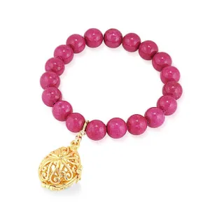 Bead Perfumed Bracelet - Tranquility Gold