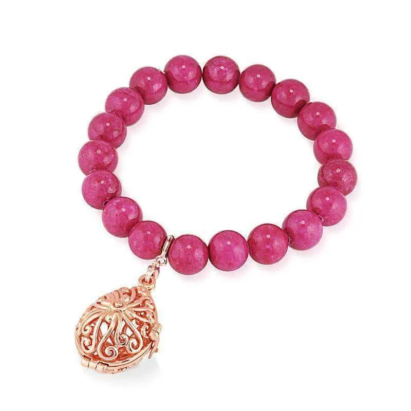 Bead Perfumed Bracelet - Tranquility Rose Gold