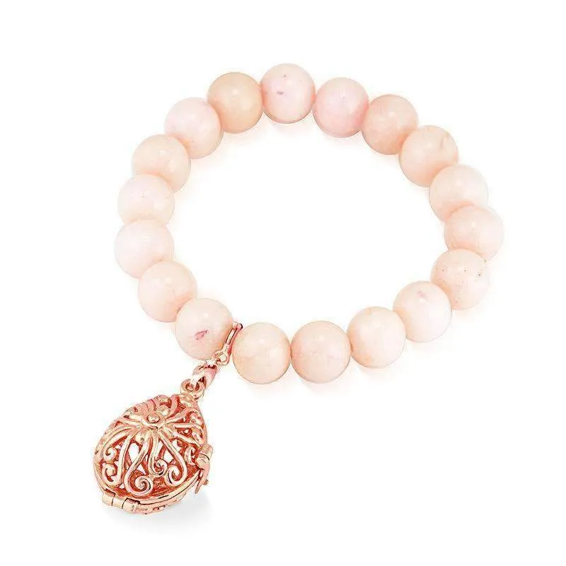 Bead Perfumed Bracelet - Tranquility Rose Gold