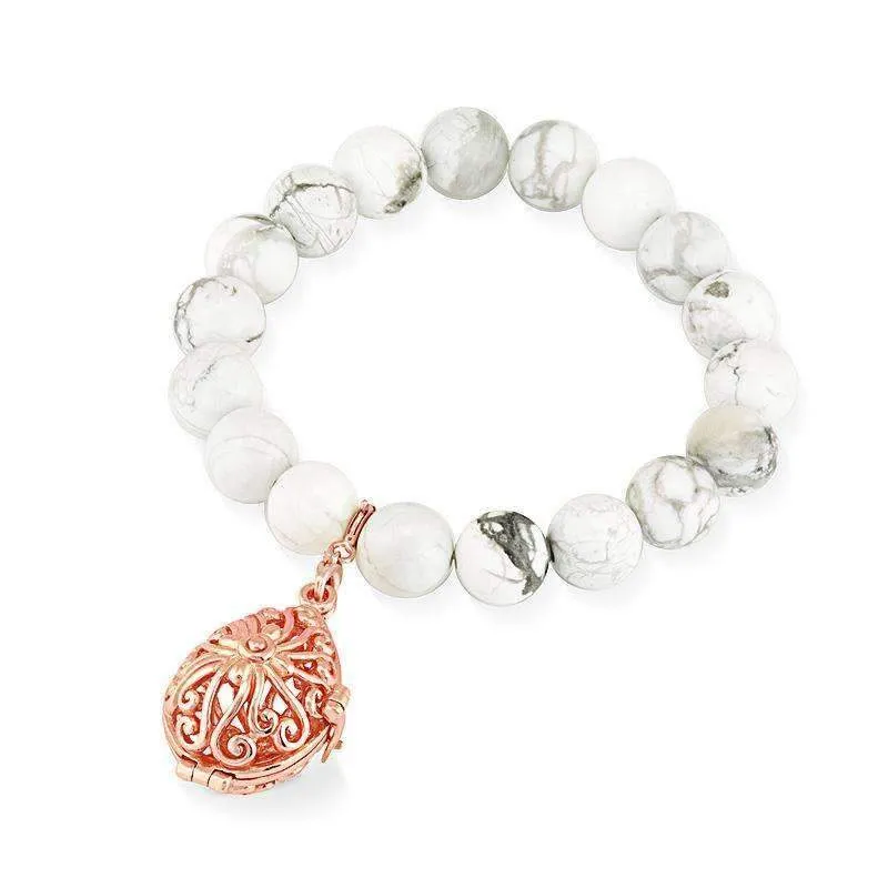 Bead Perfumed Bracelet - Tranquility Rose Gold
