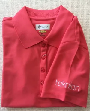 Branded Coral Golf Shirt WomanM