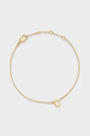 C - Letter Bracelet