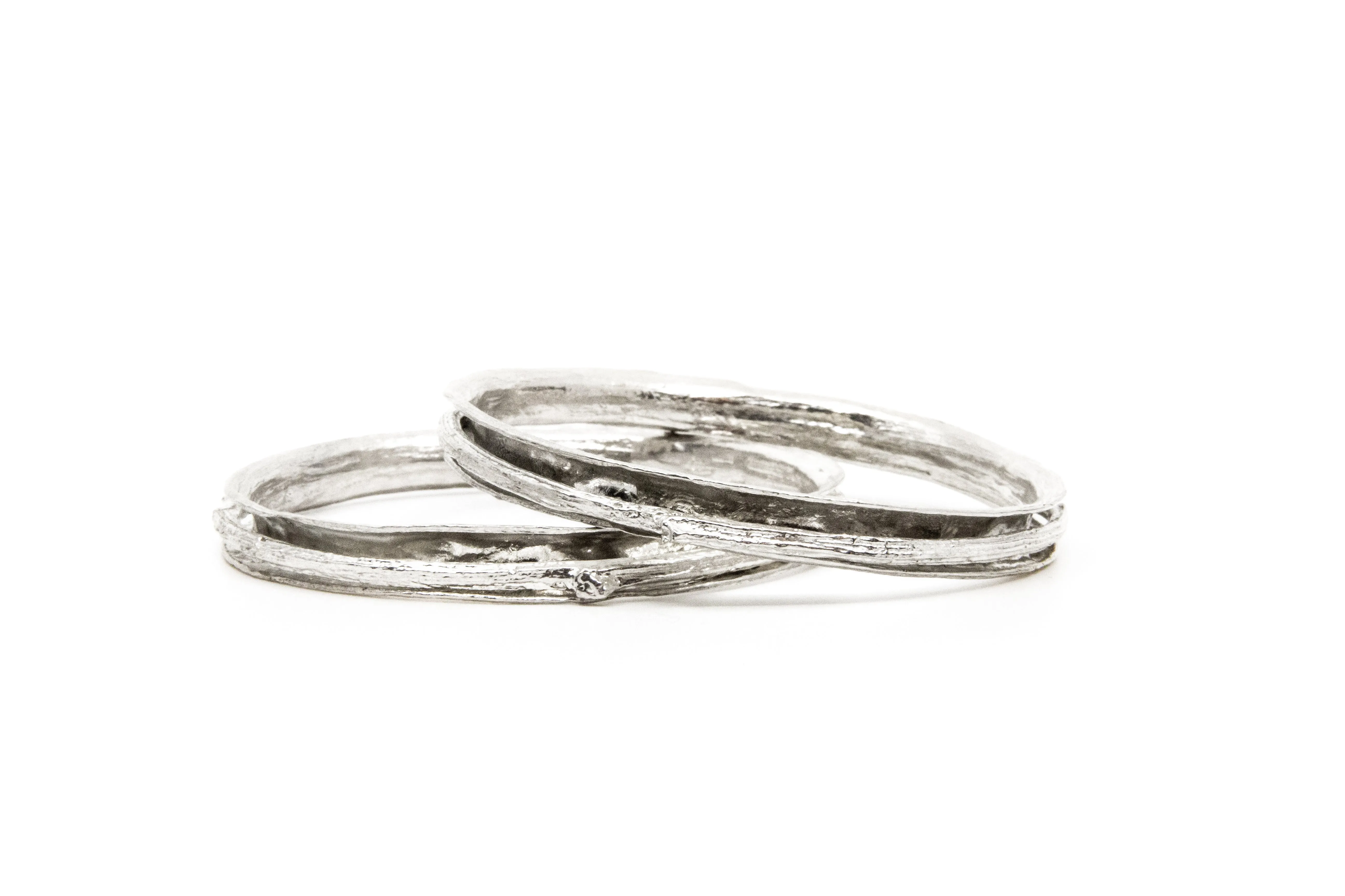 Catalpa and Peony Spinner Bangle