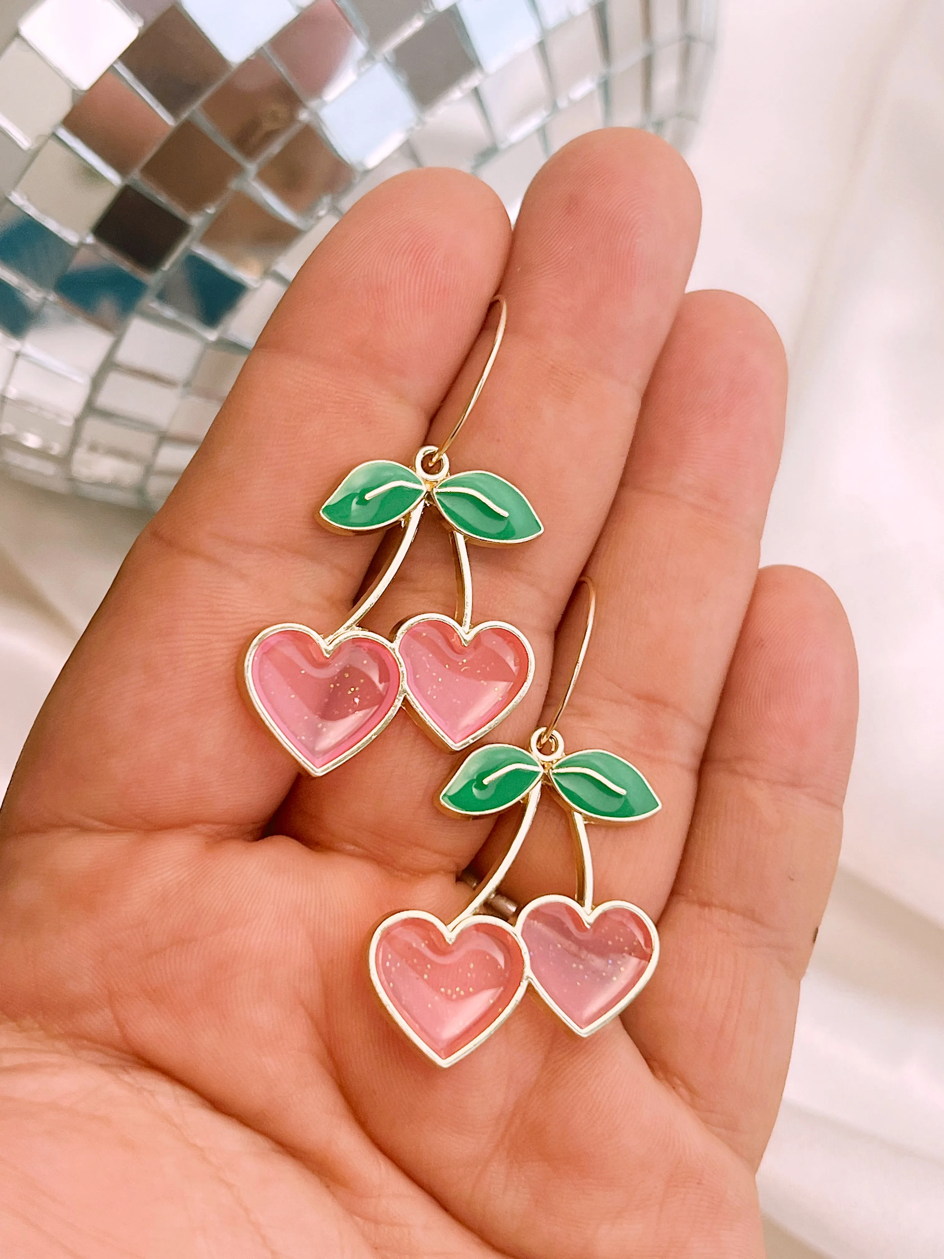 Cherry Heart Hoops