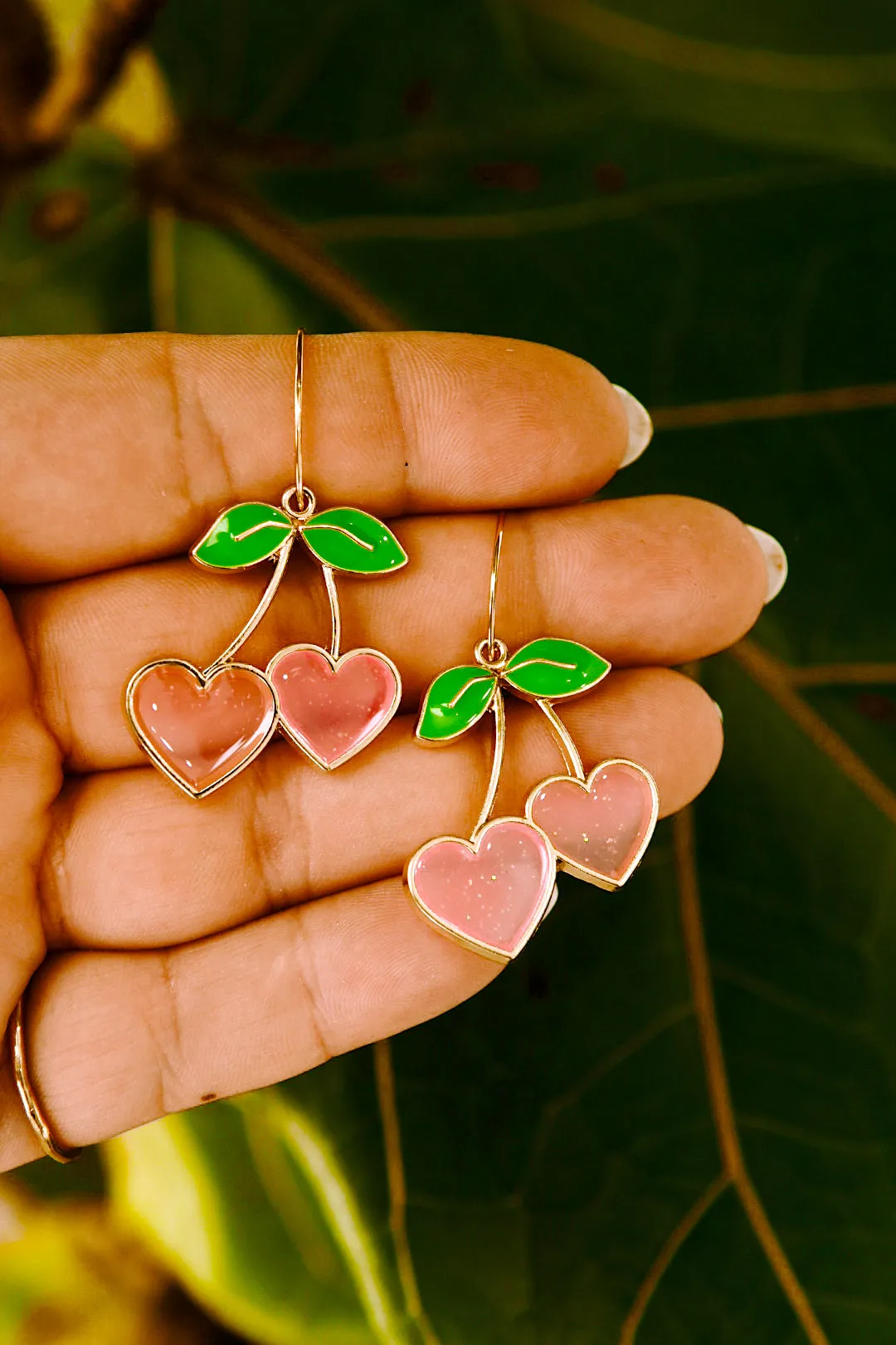 Cherry Heart Hoops