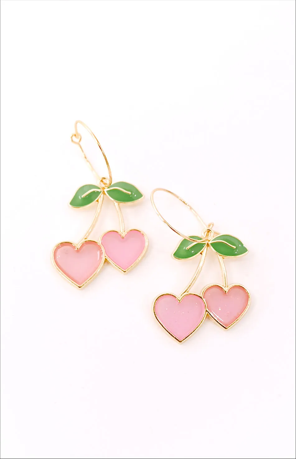 Cherry Heart Hoops