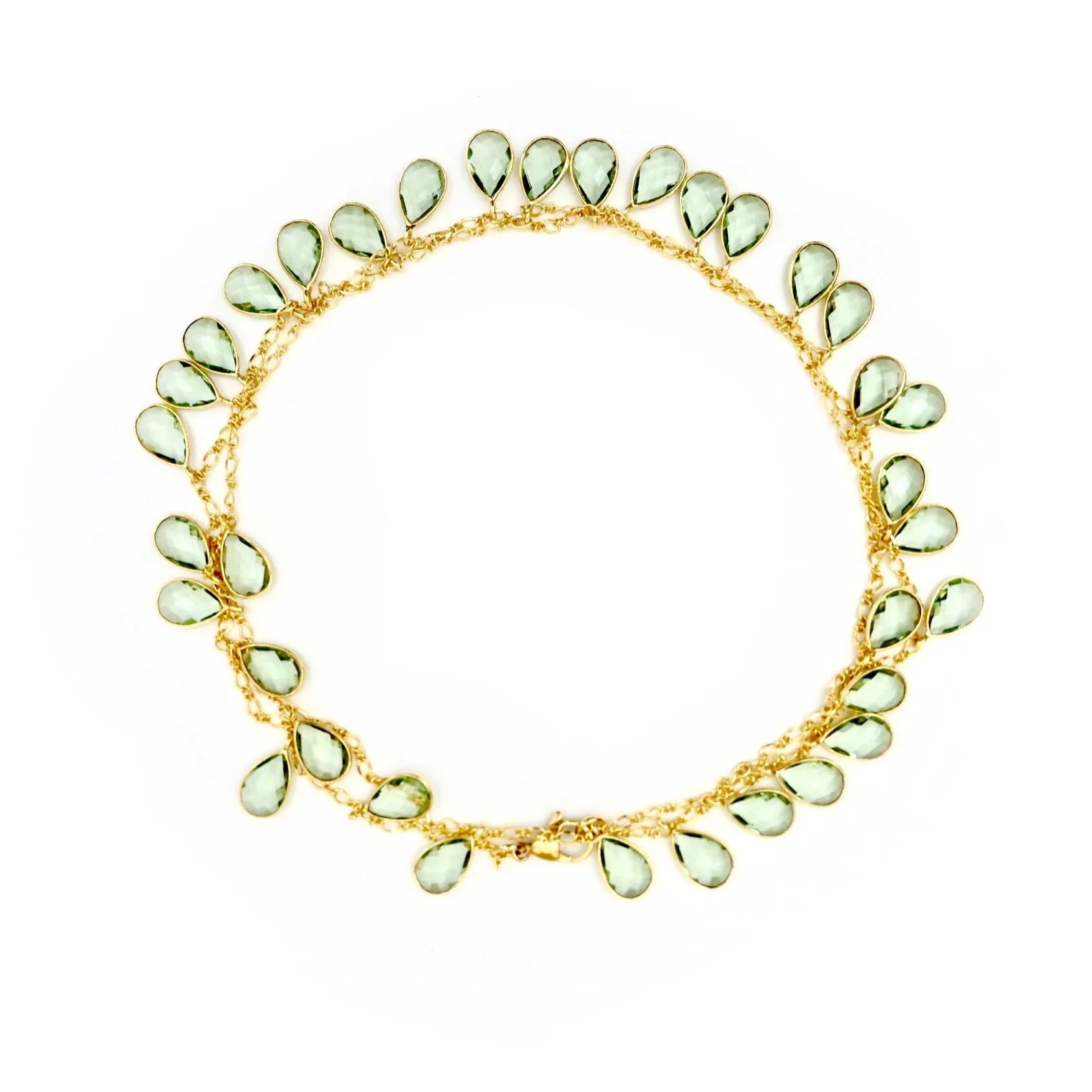 citrine sweet drops necklace