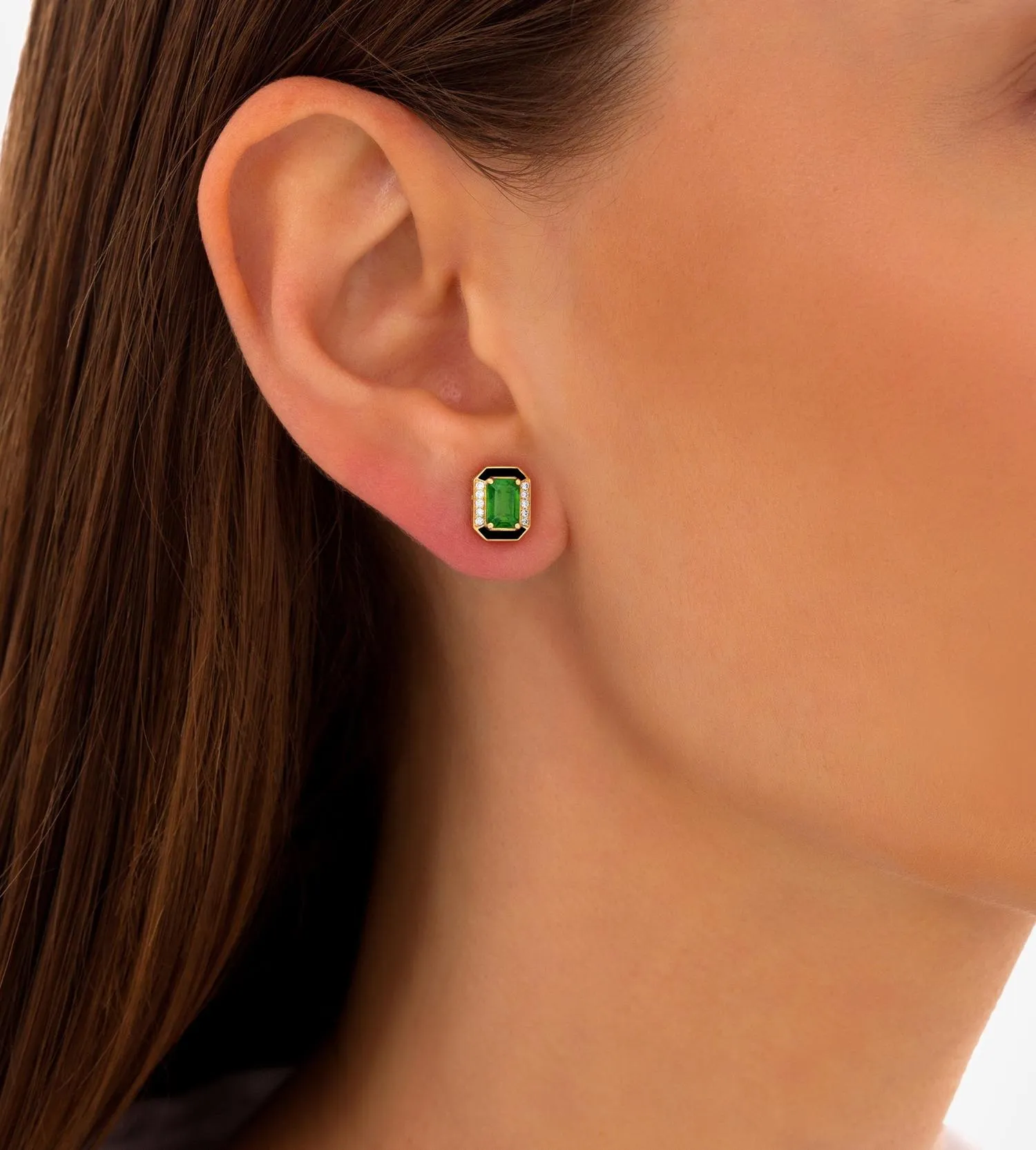 classix green studs