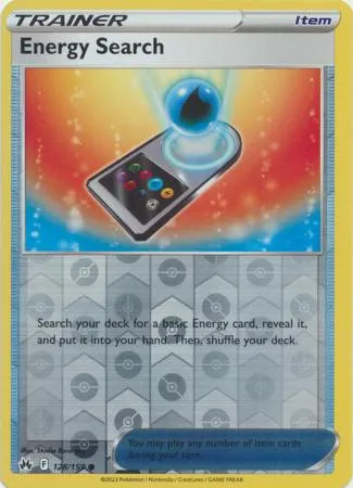 [Collector Troves] Pokemon Sword & Shield Crown Zenith Trainer Energy Search Card