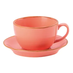 Coral Bowl Shape Cup 25cl/9oz - Pack 6