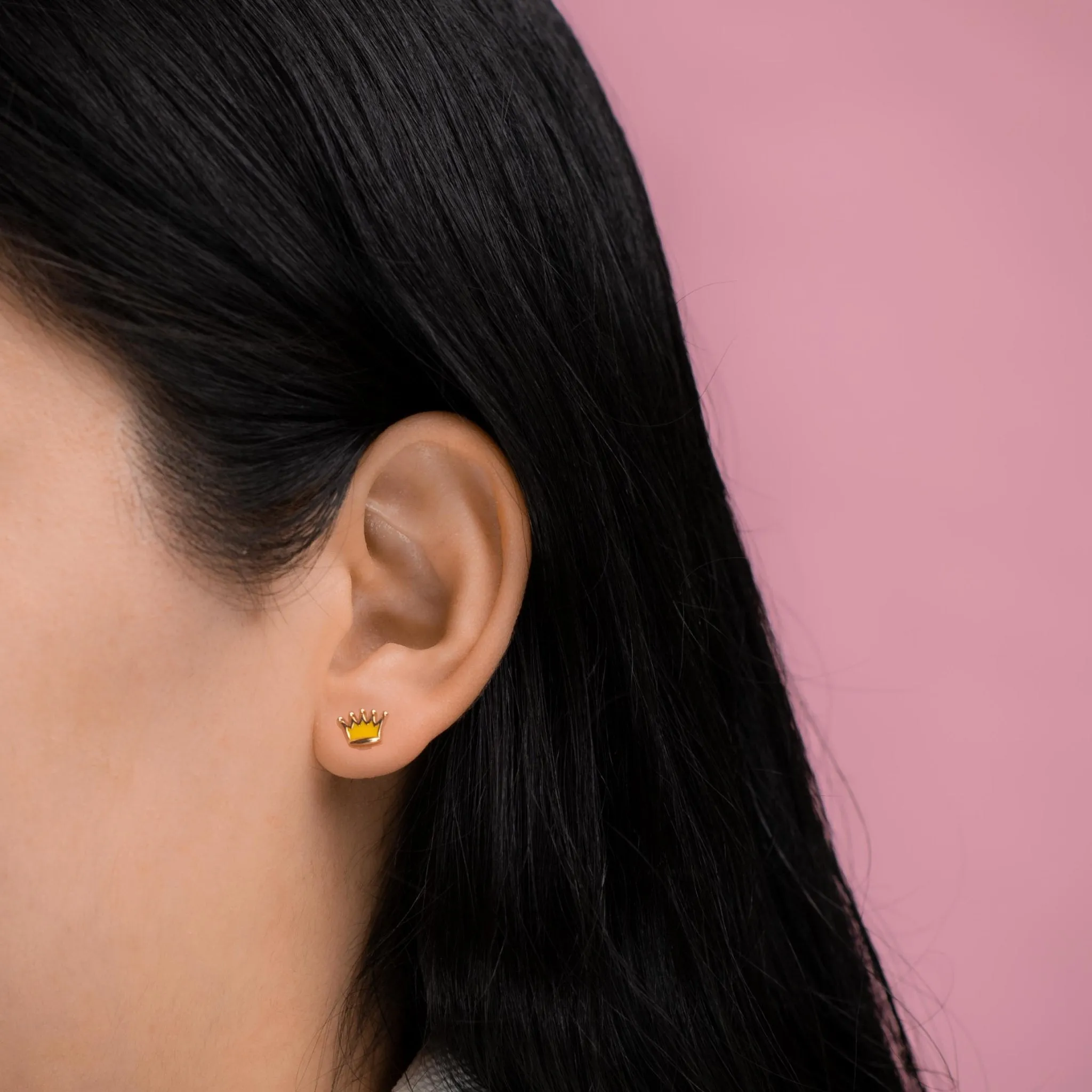 Crown Earring Studs