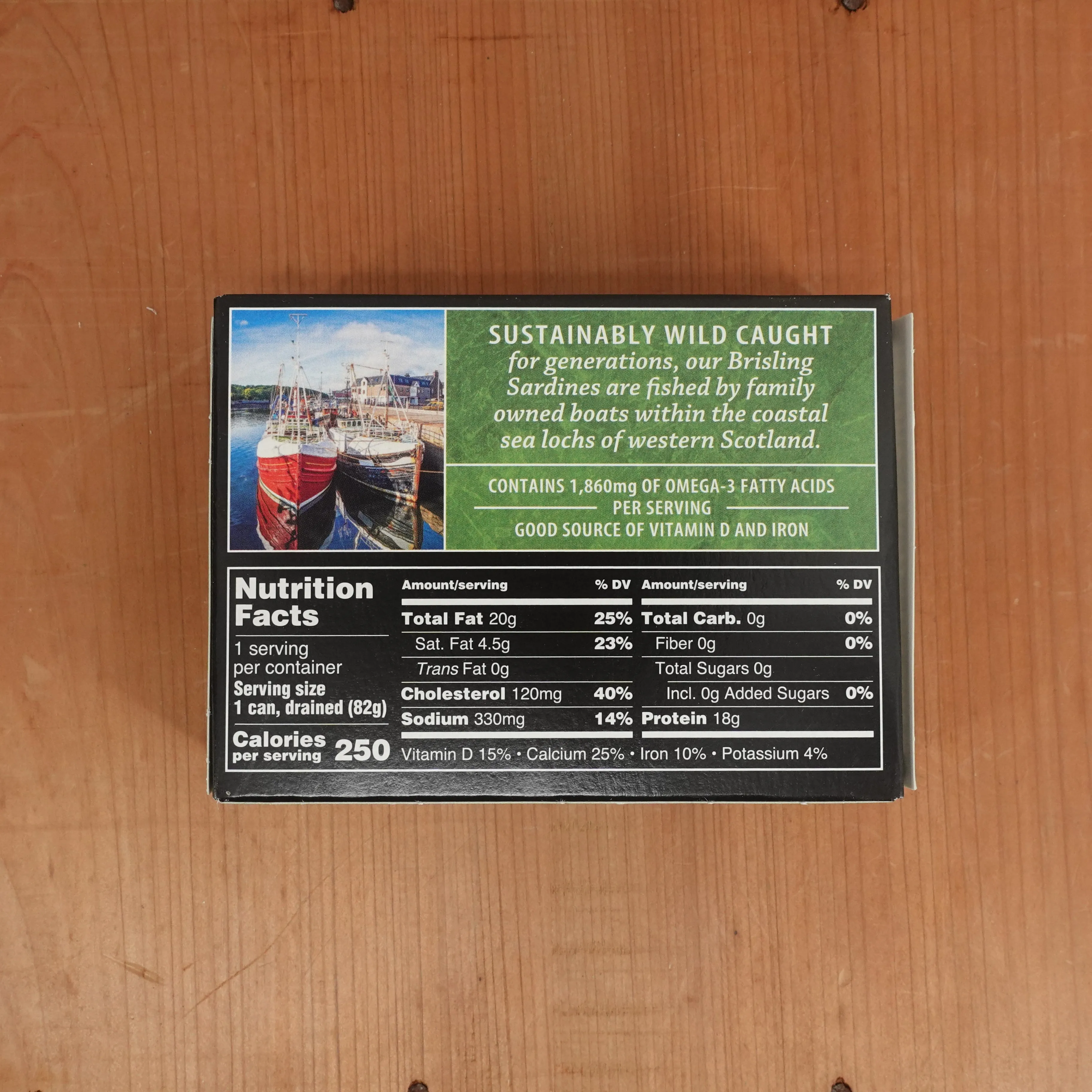 Crown Prince Brisling Sardines in Extra Virgin Olive Oil - 3.75oz