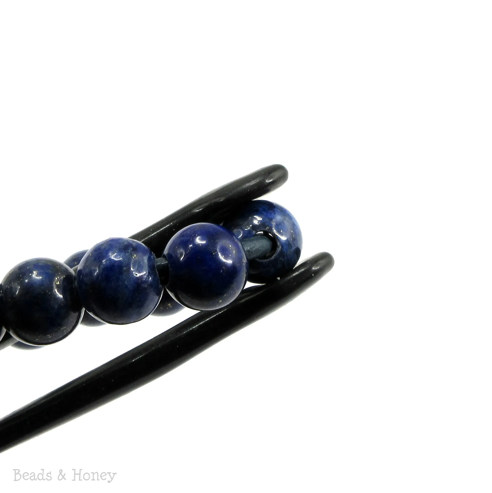 Dakota Stones Lapis Large Hole Bead Round 8mm (8-Inch Strand)