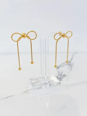 Dangle Bow Earrings