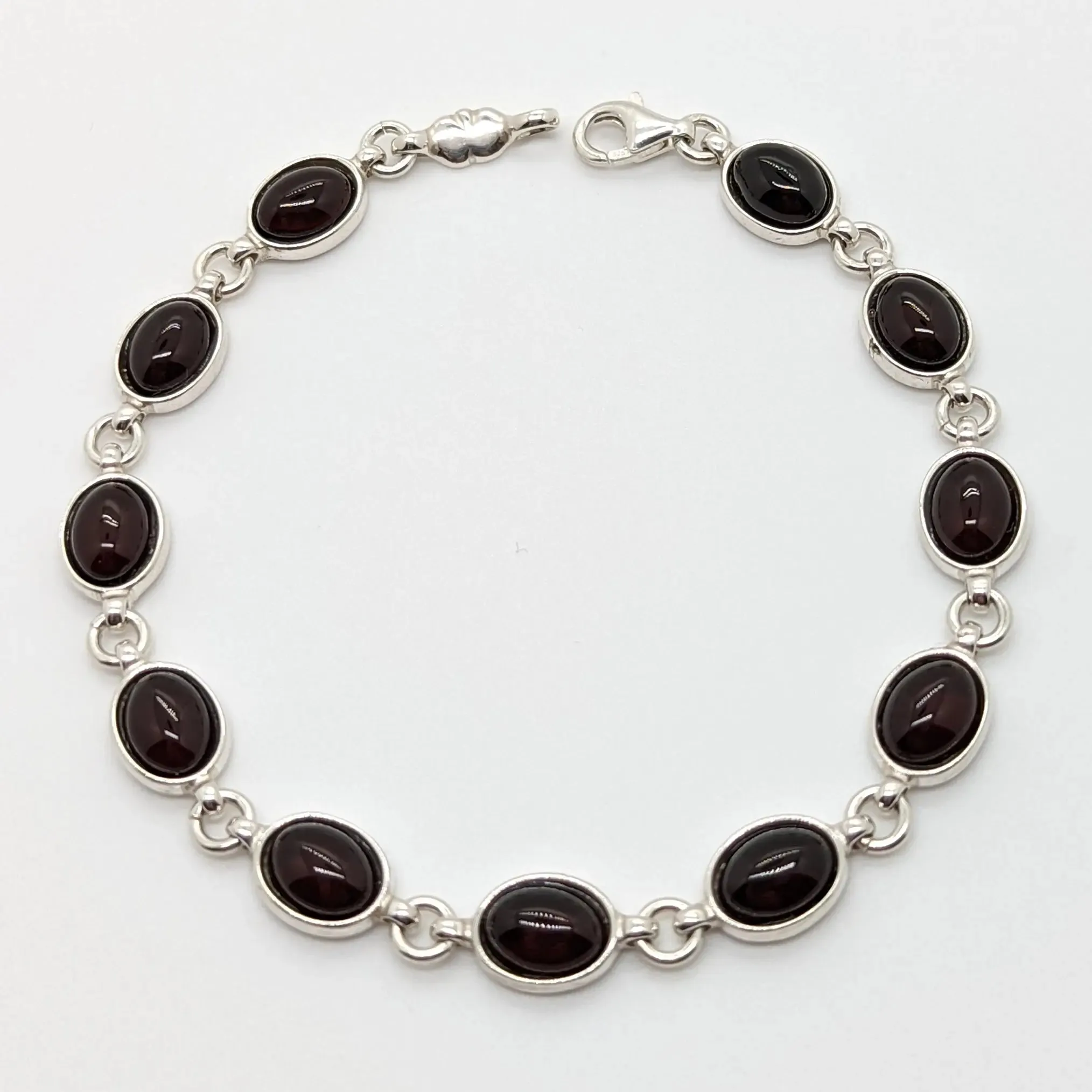 Dark Cherry Amber Bracelet