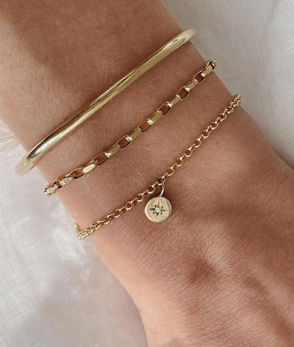 Diamond Cut Bracelet Chain