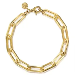 FGabriel & Co. Yellow Gold Paperclip Bracelet