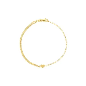 Floating Heart Bracelet