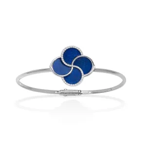 FLUMINA Bangle with Lapis Lazuli