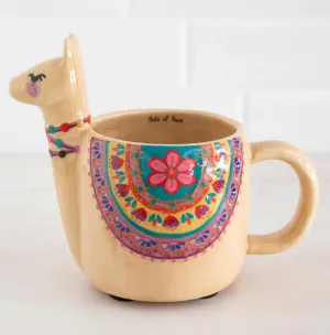 Folk Art Mug Llama