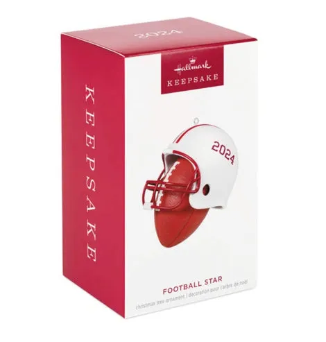 Football Star 2024 Ornament