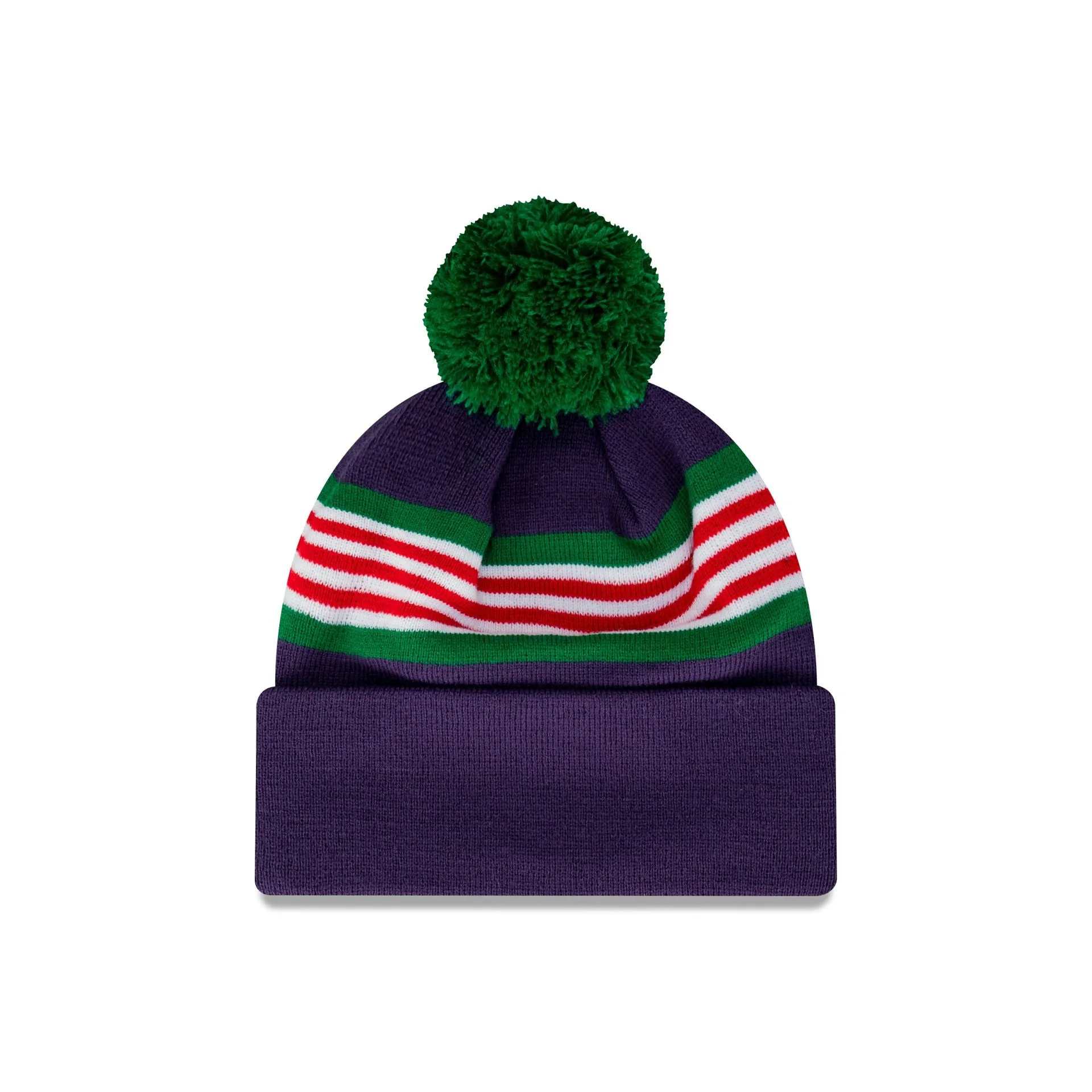 Fremantle Dockers Heritage Stripe Beanie with Pom