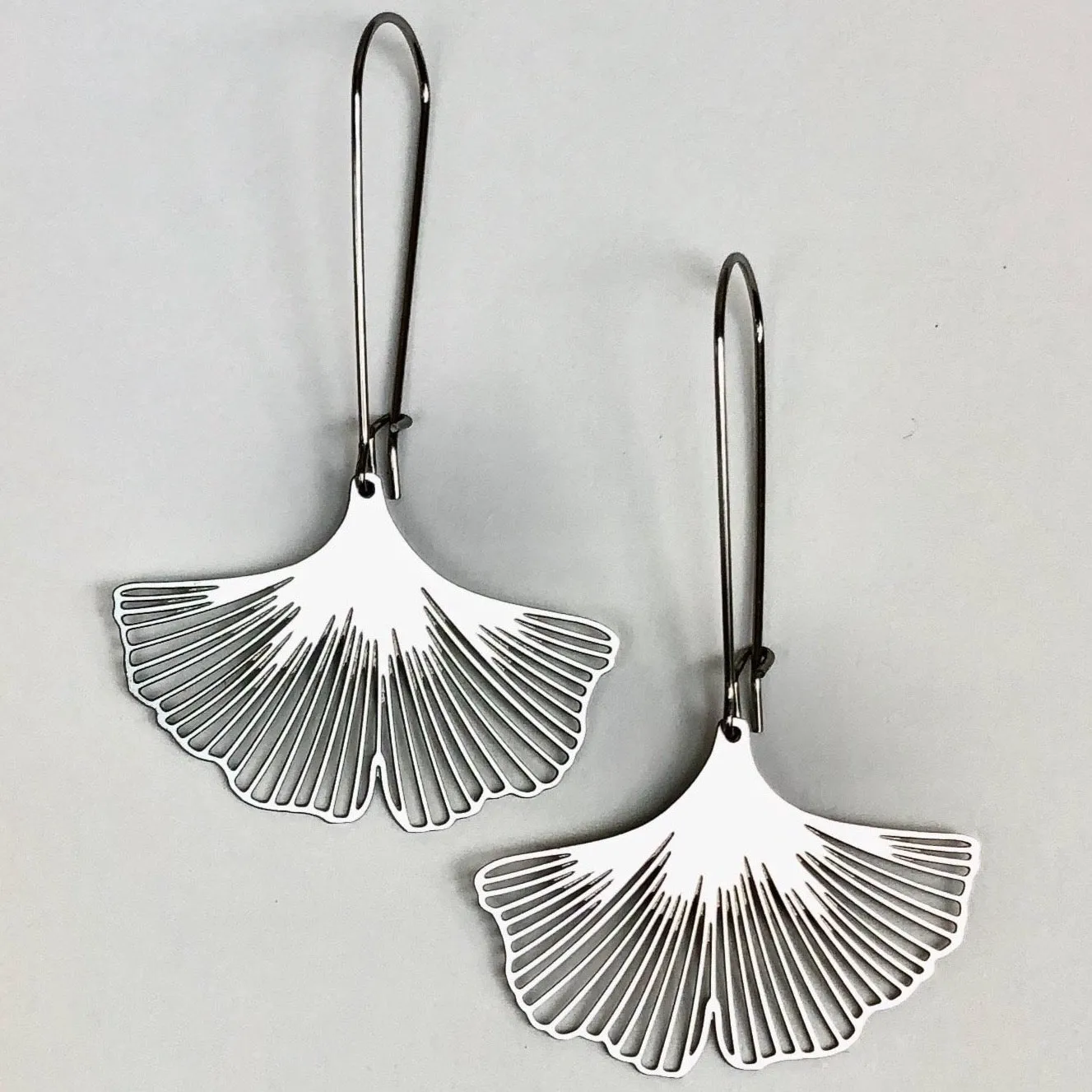 Ginkgo Leaf Earrings