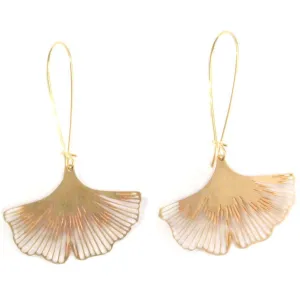 Ginkgo Leaf Earrings