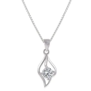 GIVA 925 Sterling Silver Anushka Sharma Falling Dew Necklace with Box Chain |Gifts for Girlfriend, Gifts for Women & Girls| With Certificate of Authenticity and 925 Stamp | 6 Month Warranty*