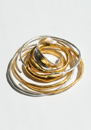 Guana Bangle in Gold