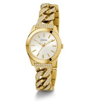 GUESS Ladies Gold Tone Analog Watch