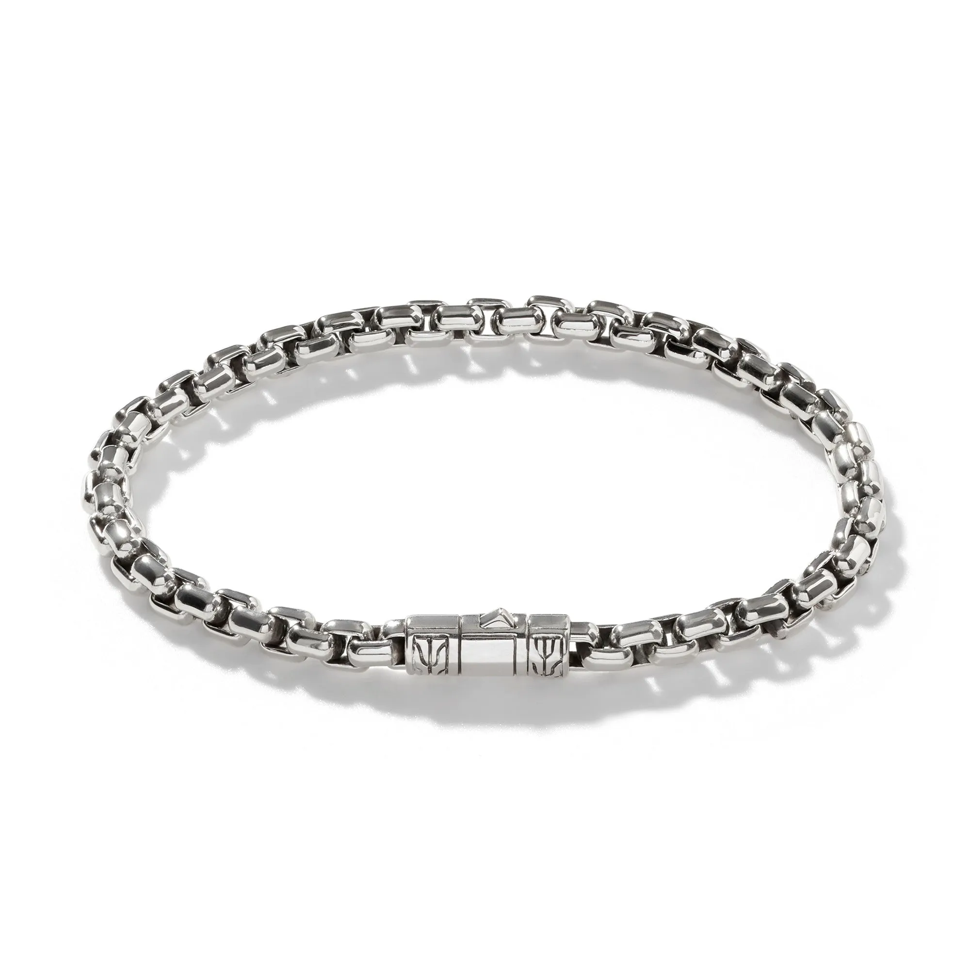 JOHN HARDY LARGE POLISHED STERLING SILVER CHAIN BRACELET
