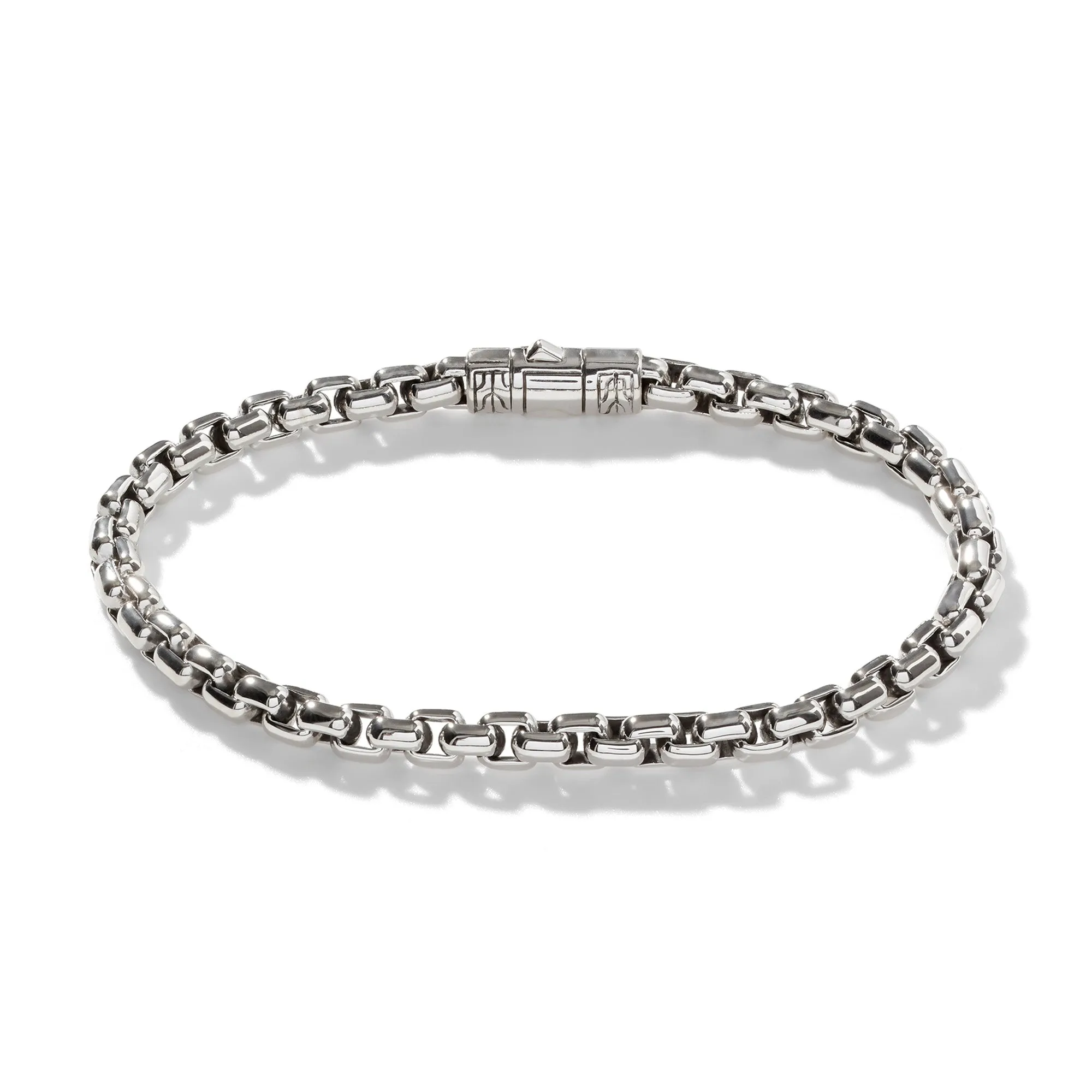 JOHN HARDY LARGE POLISHED STERLING SILVER CHAIN BRACELET