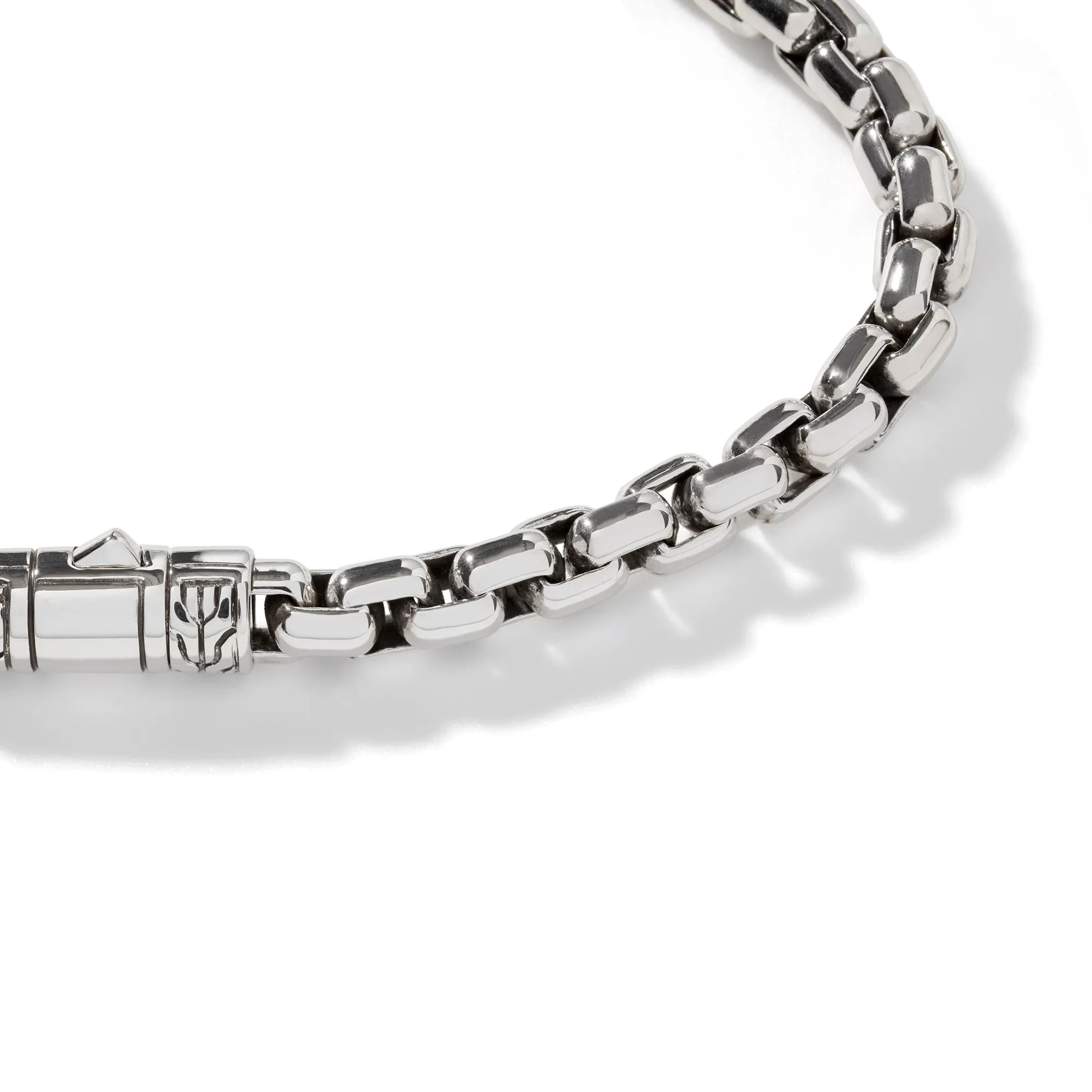 JOHN HARDY LARGE POLISHED STERLING SILVER CHAIN BRACELET