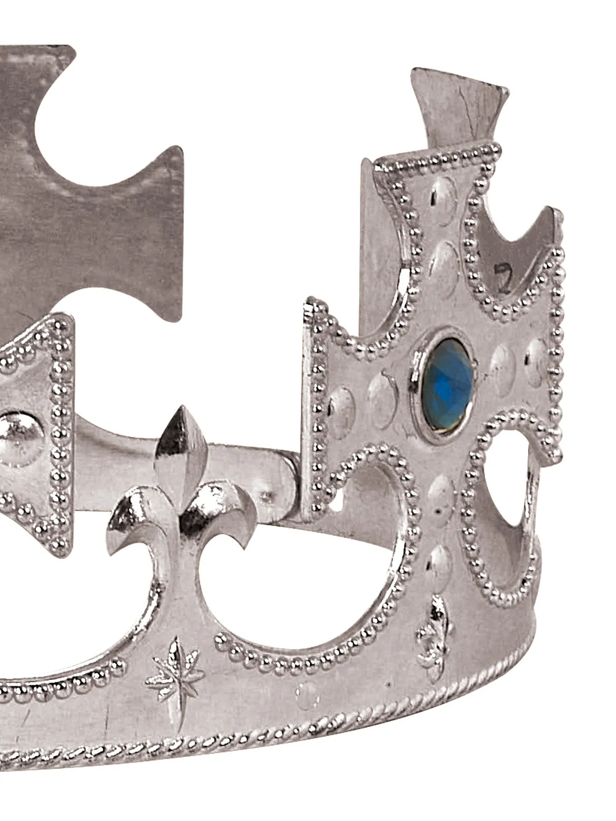King or Queen Silver Crown for Adults