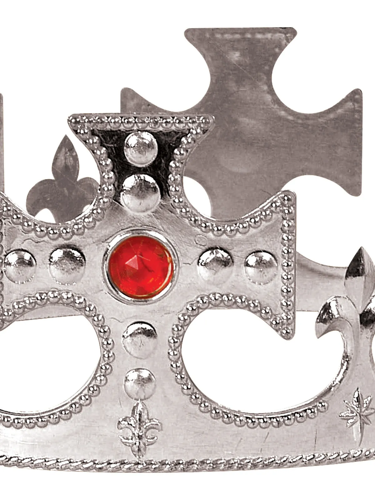 King or Queen Silver Crown for Adults