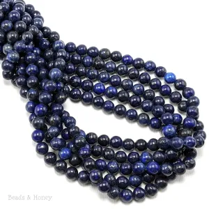 Lapis Lazuli Dark Blue Round 6mm (16-Inch Strand)