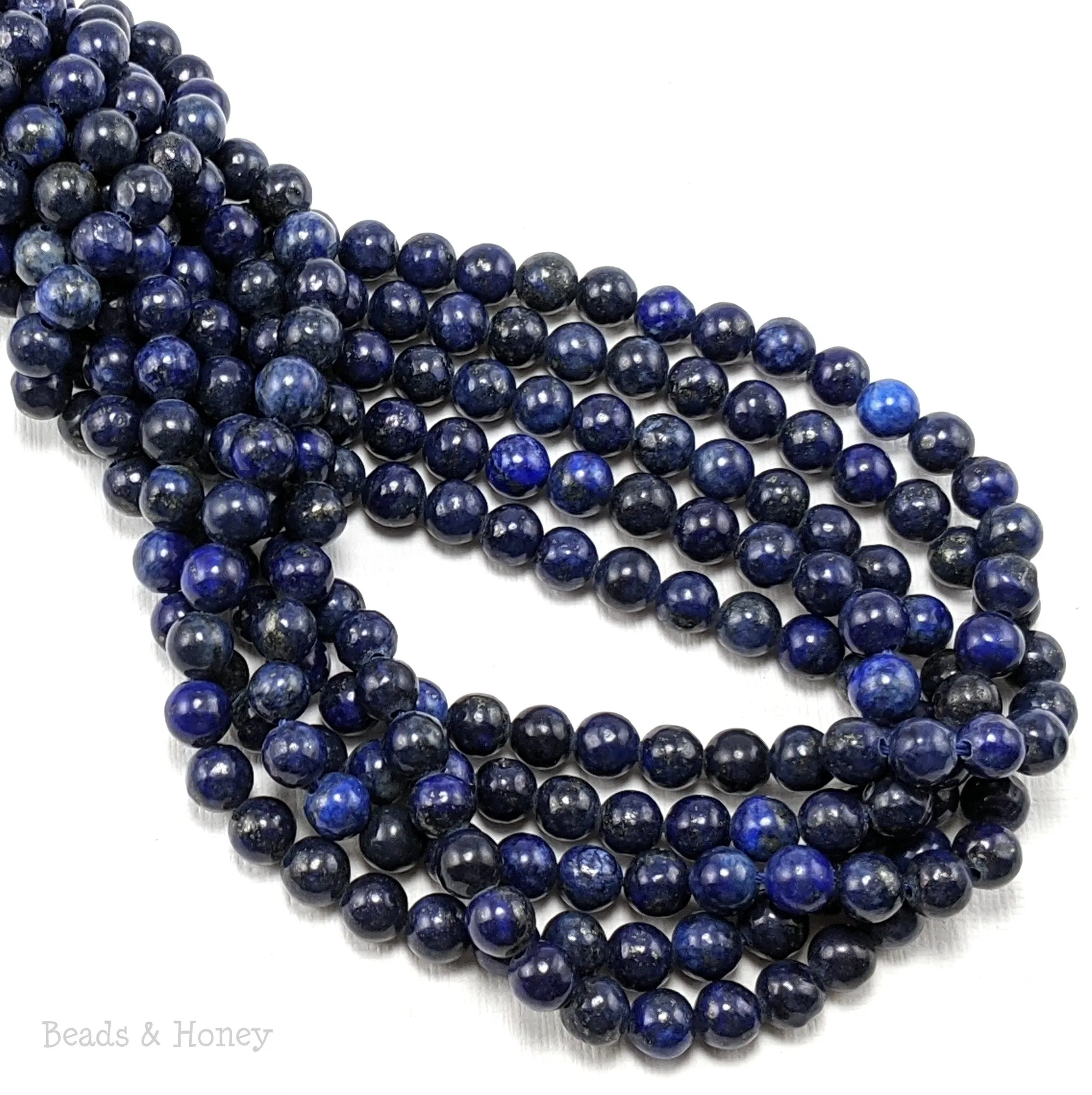 Lapis Lazuli Dark Blue Round 6mm (16-Inch Strand)