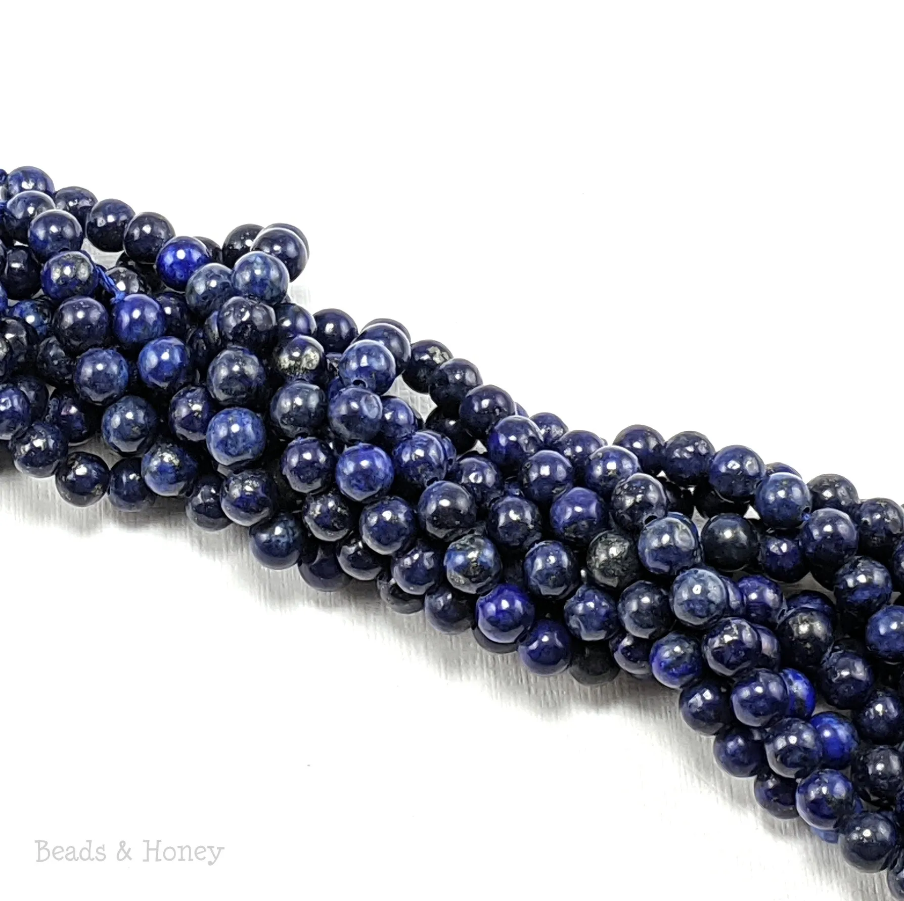 Lapis Lazuli Dark Blue Round 6mm (16-Inch Strand)