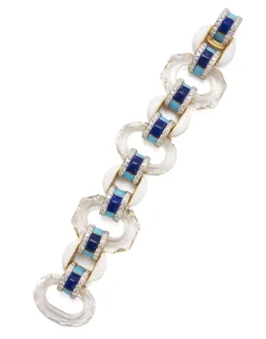 Lapis Link Bracelet